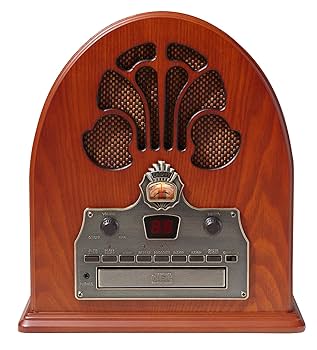 Amazon.com: Crosley CR32CD Cathedral Retro AM/FM Radio and